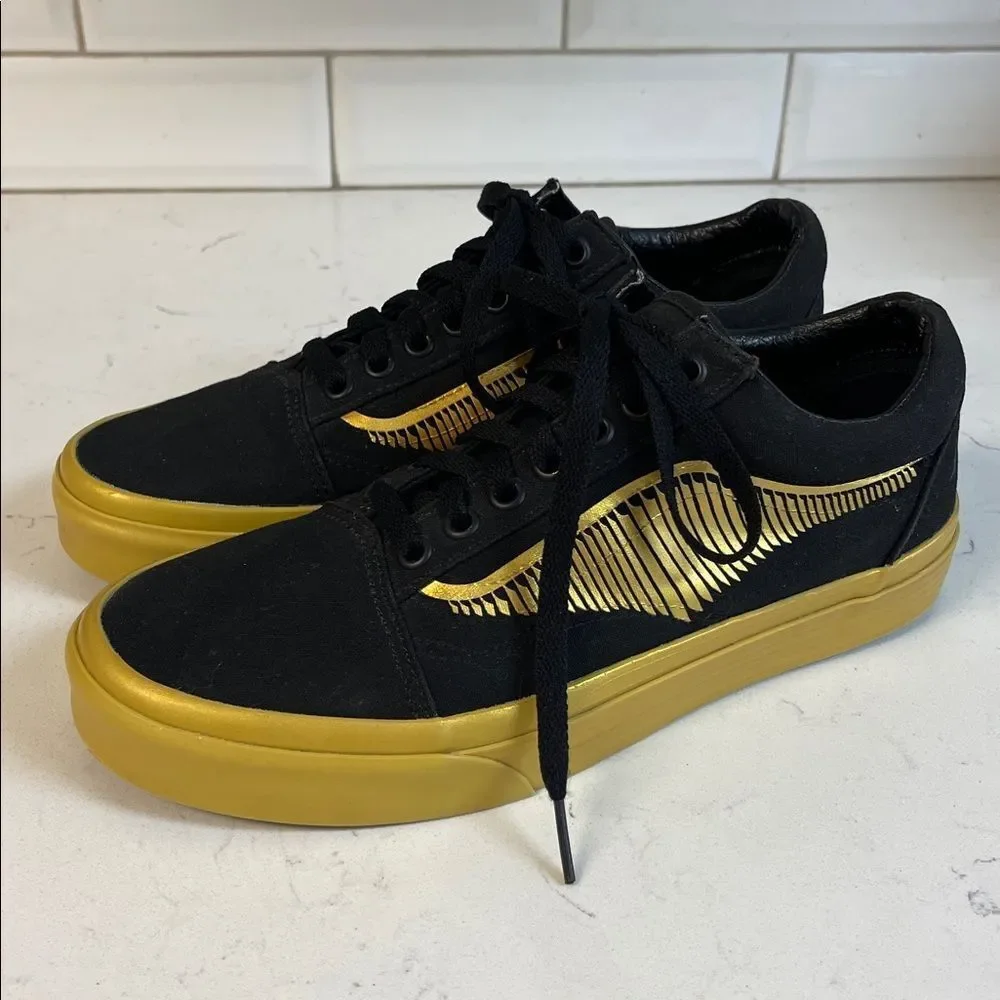 Harry Potter x Vans Old Skool 'Golden Snitch' Unisex Mens 7.5 Women’s 9.0